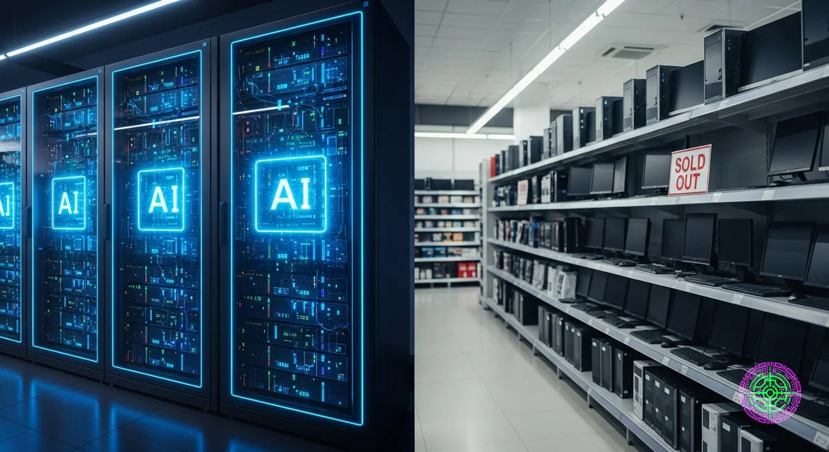 Image illustrative de la crise de la RAM en 2025
