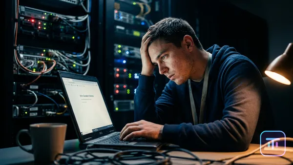 Visualization of network timeout errors
