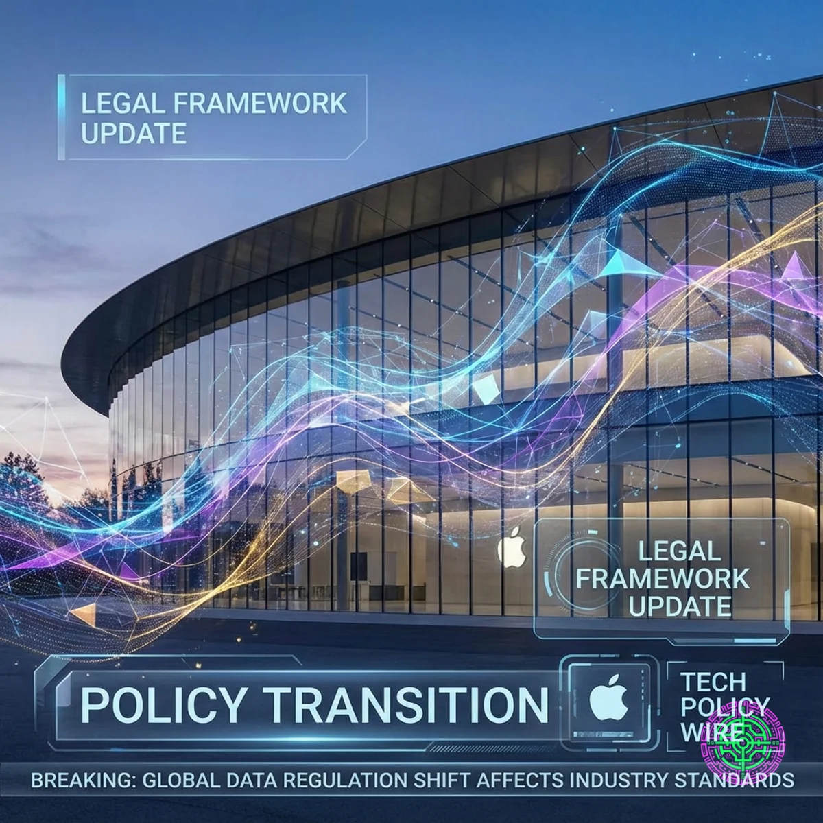 Visualização da nova estrutura de relatórios da Apple com foco em IA e Software.