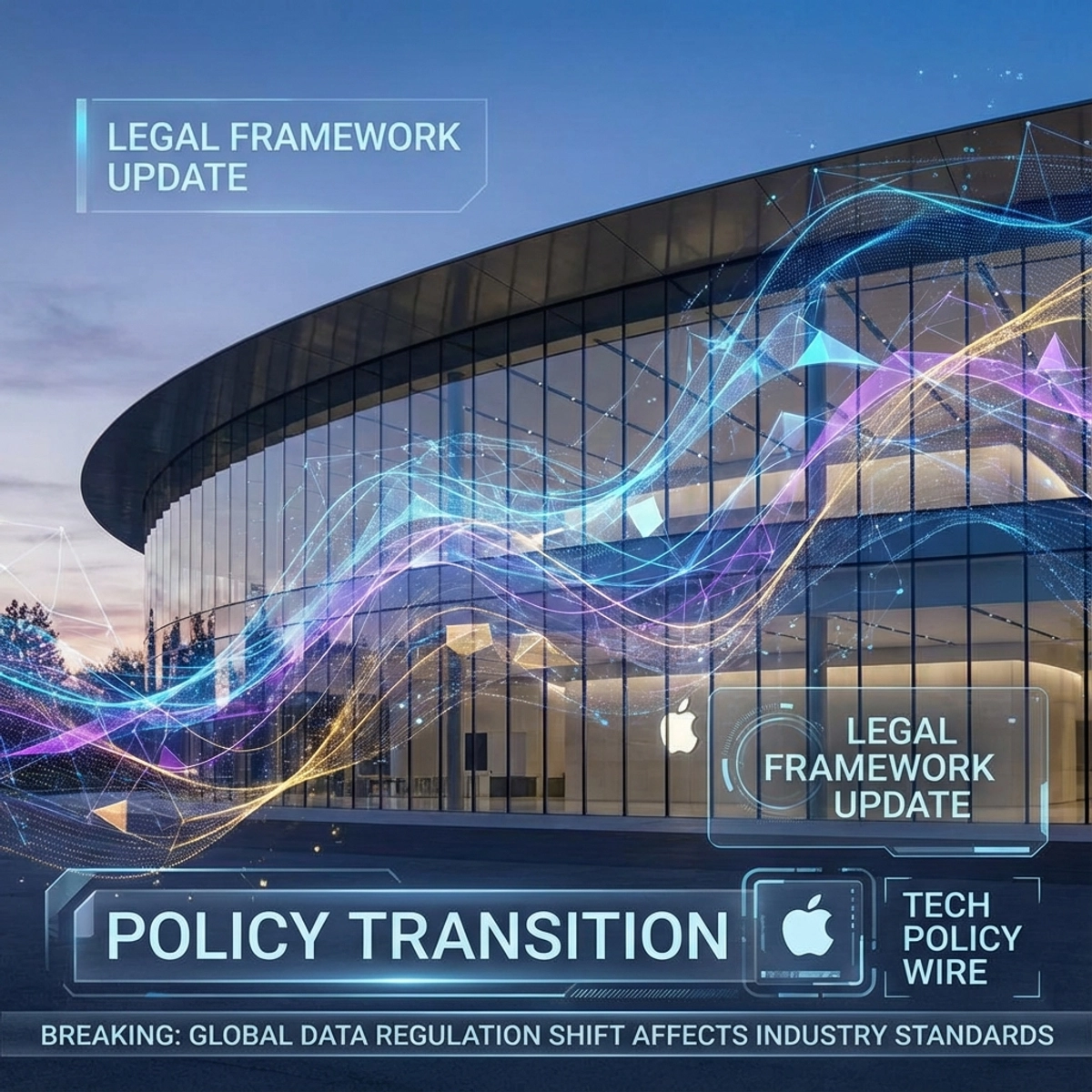 AI 및 소프트웨어에 중점을 둔 Apple의 새로운 보고 구조 시각화.