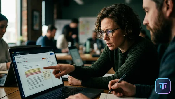 Oberfläche der neuen IAM-Plattform von DocuSign, die die KI-Vertragsanalyse zeigt.