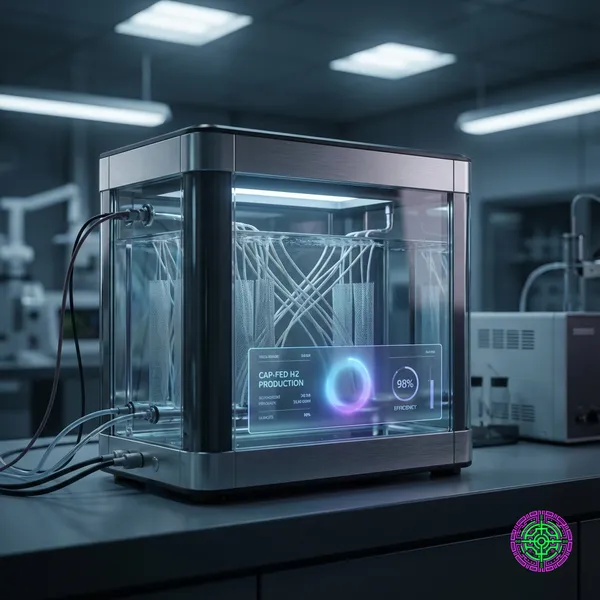 A futuristic Hysata Capillary-Fed Electrolysis cell operating with 98% efficiency