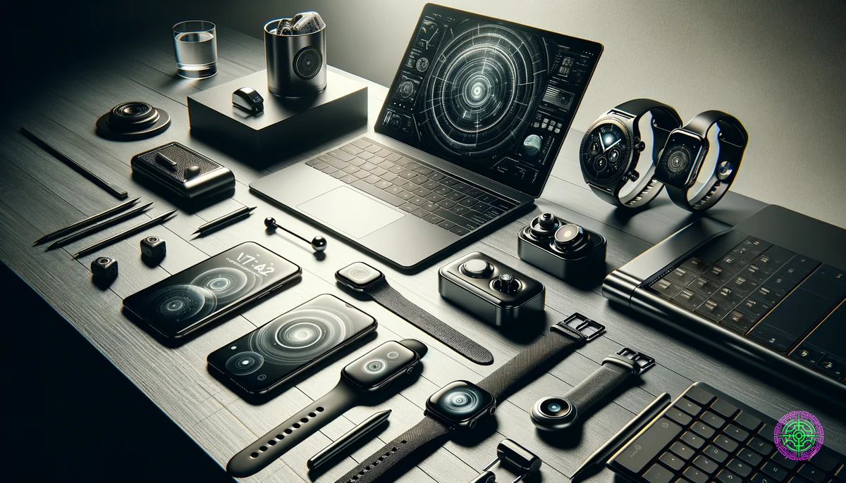 빛나는 신경망 경로가 있는 미래형 컴퓨터 칩 클로즈업, 삼성 Exynos 브랜딩 스타일