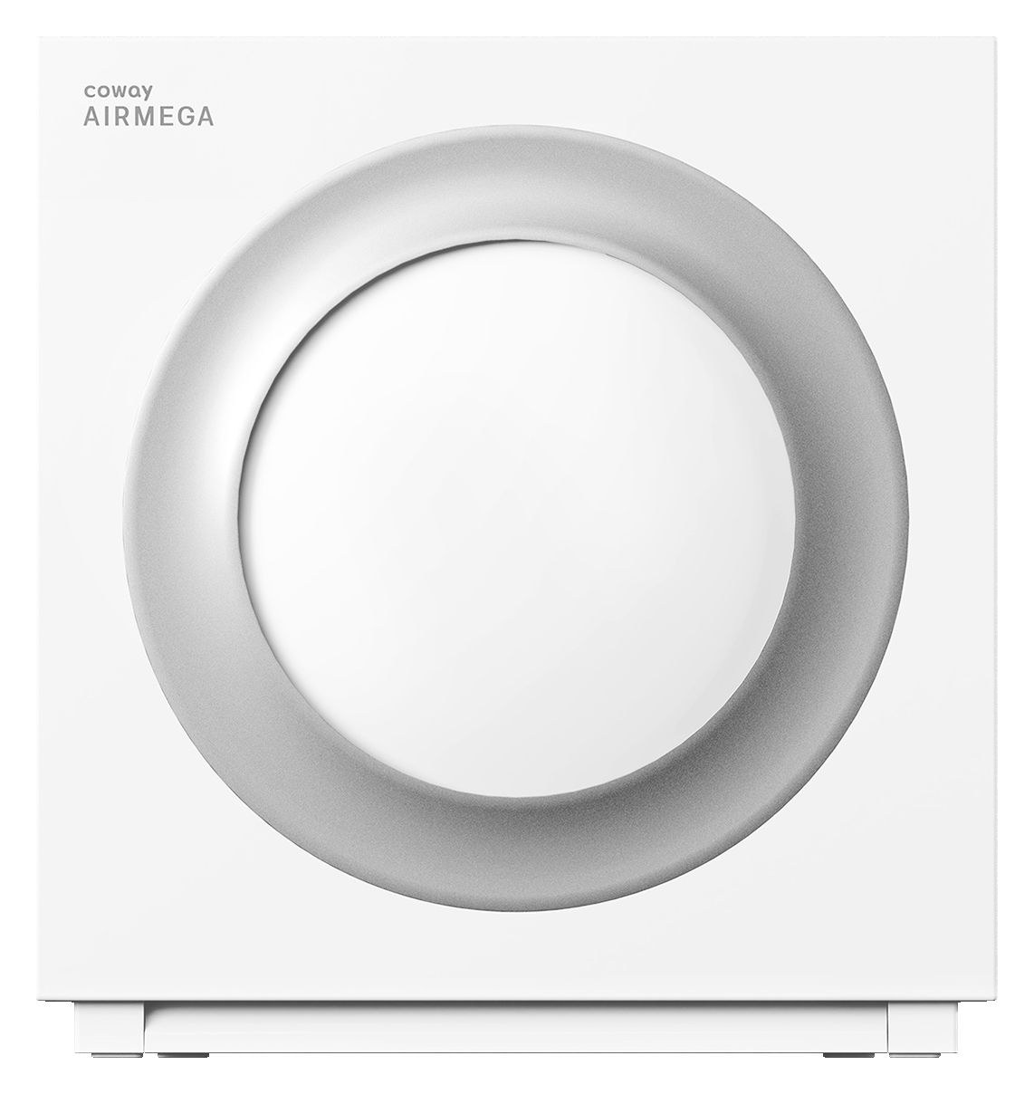 The Coway Airmega Mighty2 air purifier with its circular display